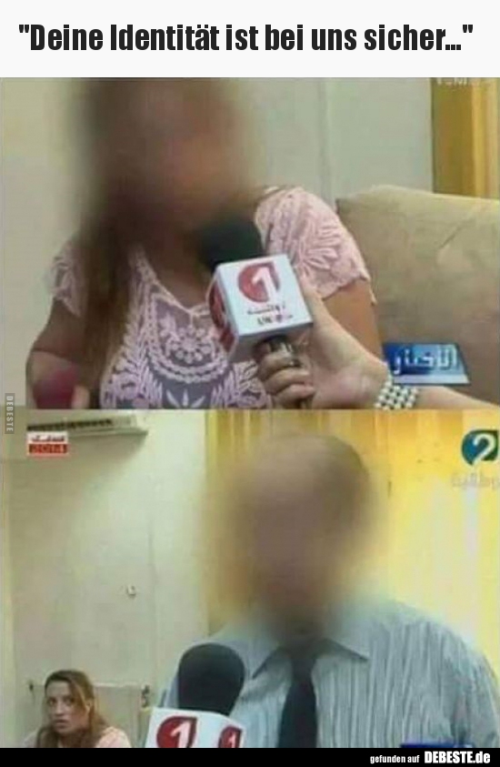 "Deine Identität ist bei uns sicher..."