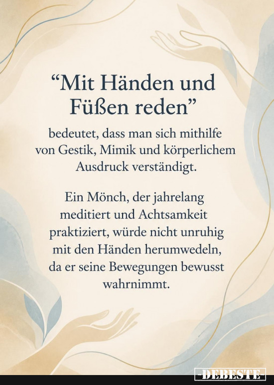 Mit Händen und Füßen reden - Lustige Bilder | DEBESTE.de
