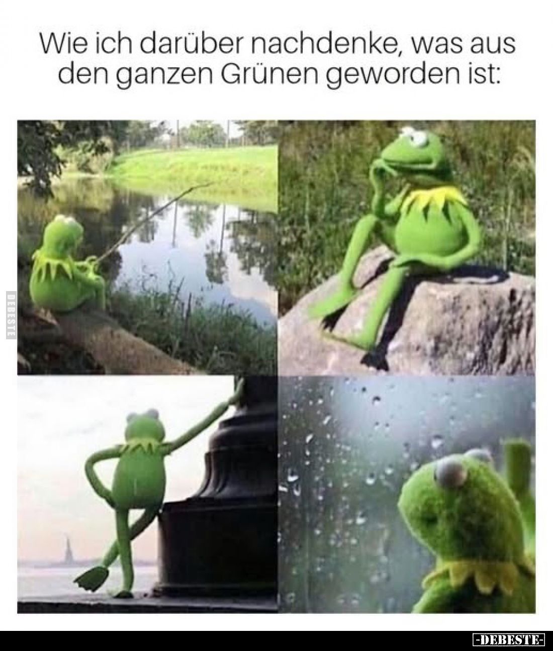 Wie ich darüber nachdenke, was aus den ganzen Grünen geworden ist: