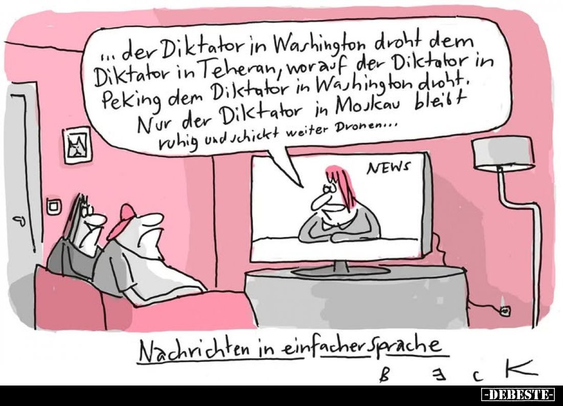 Der Diktator in Washington droht dem. Diktator in Teheran.. - Lustige Bilder | DEBESTE.de