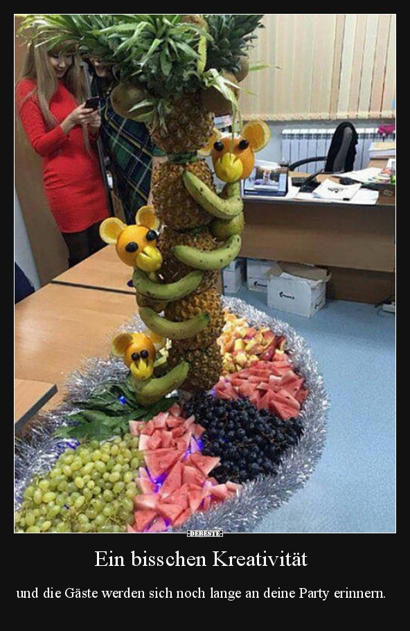 Ein bisschen Kreativität und die Gäste werden sich noch..