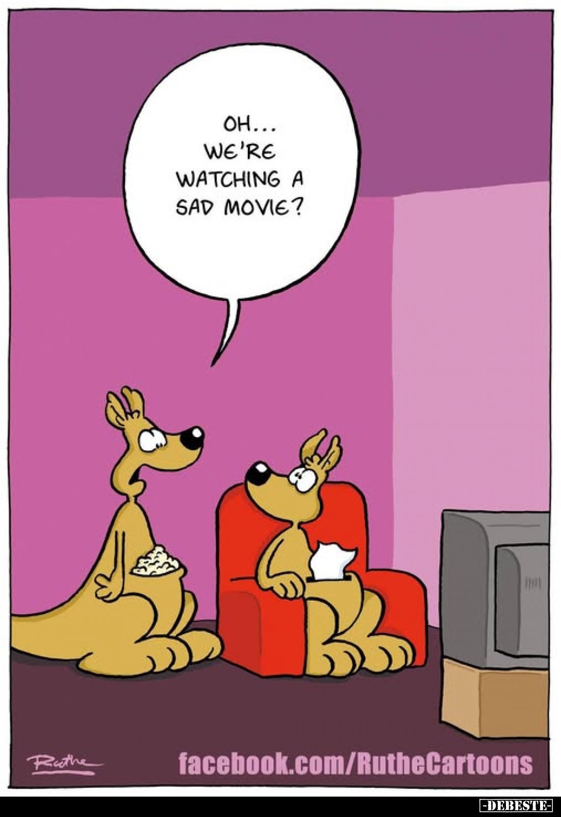 Oh... We're watching a sad movie?