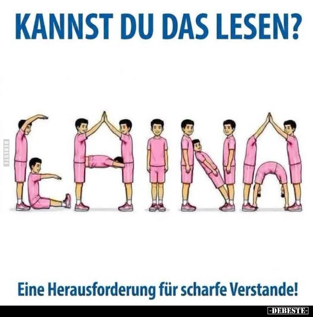 Kannst du das lesen?
-
Eine Herausforderung für scharfe Verstande!