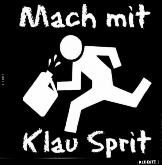 Mach mit Klau Sprit