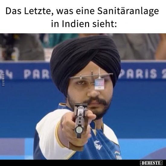 Das Letzte, was eine Sanitäranlage in Indien sieht.. - Lustige Bilder | DEBESTE.de