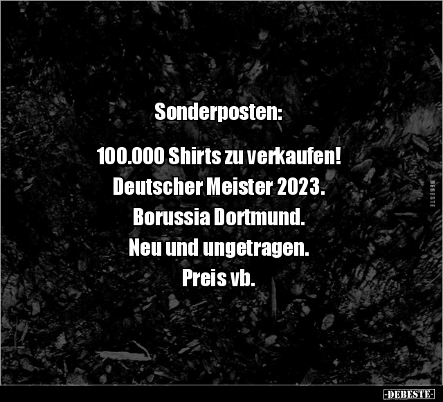 Sonderposten: 100.000 Shirts zu verkaufen!.. - Lustige Bilder | DEBESTE.de