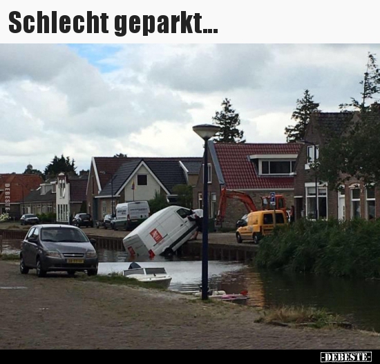 Schlecht geparkt.. - Lustige Bilder | DEBESTE.de