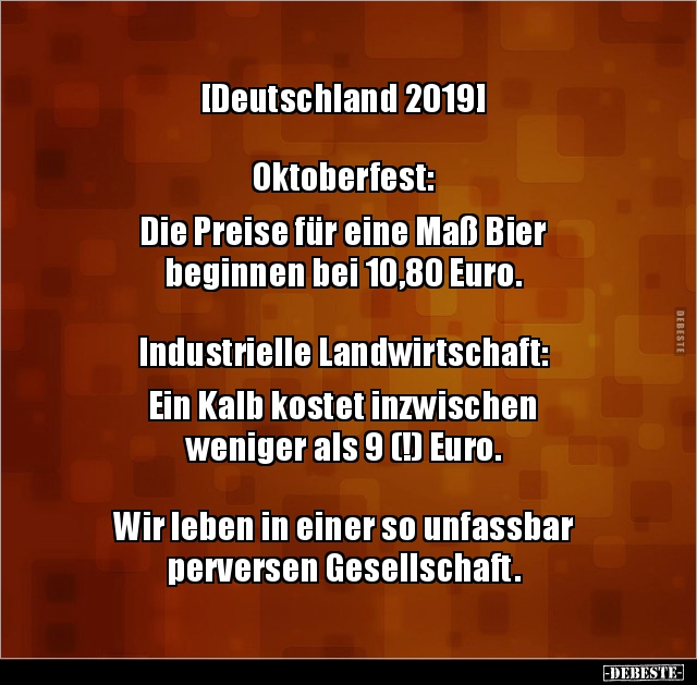 [Deutschland 2019] Oktoberfest: Die Preise für eine.. - Lustige Bilder | DEBESTE.de
