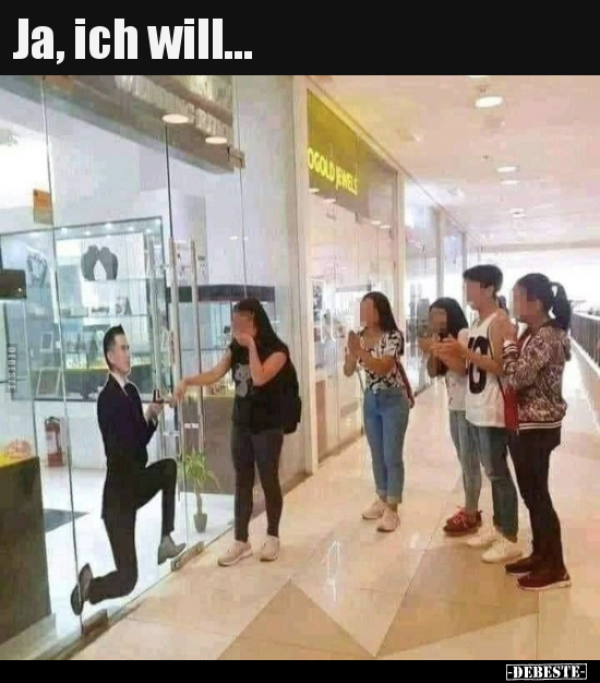 Ja, ich will