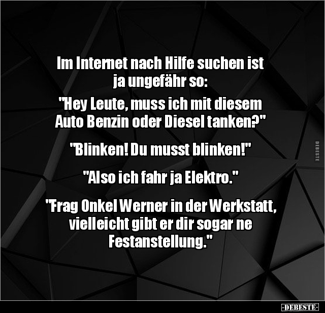 Im Internet nach Hilfe suchen ist ja ungefähr so... - Lustige Bilder | DEBESTE.de
