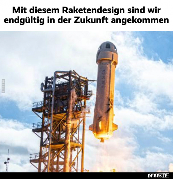 Mit diesem Raketendesign sind wir endgültig in der Zukunft.. - Lustige Bilder | DEBESTE.de