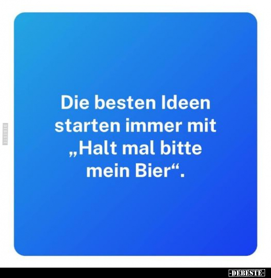 Die besten Ideen starten immer mit "Halt mal bitte mein.." - Lustige Bilder | DEBESTE.de