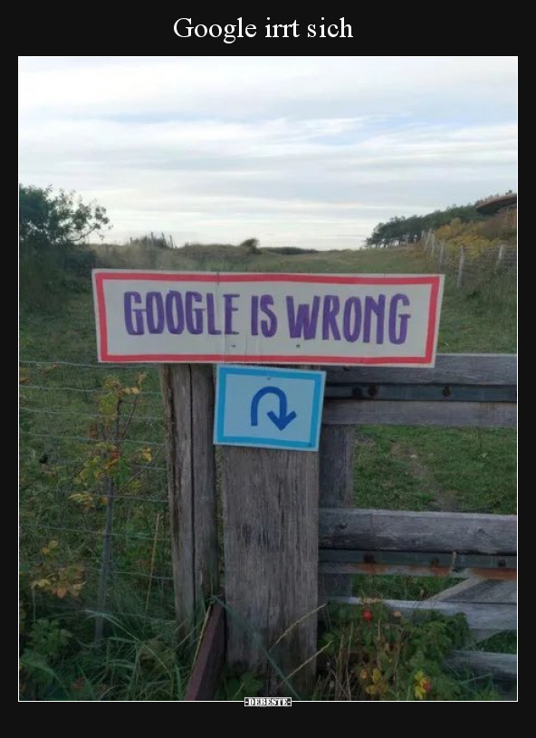 Google irrt sich.. - Lustige Bilder | DEBESTE.de