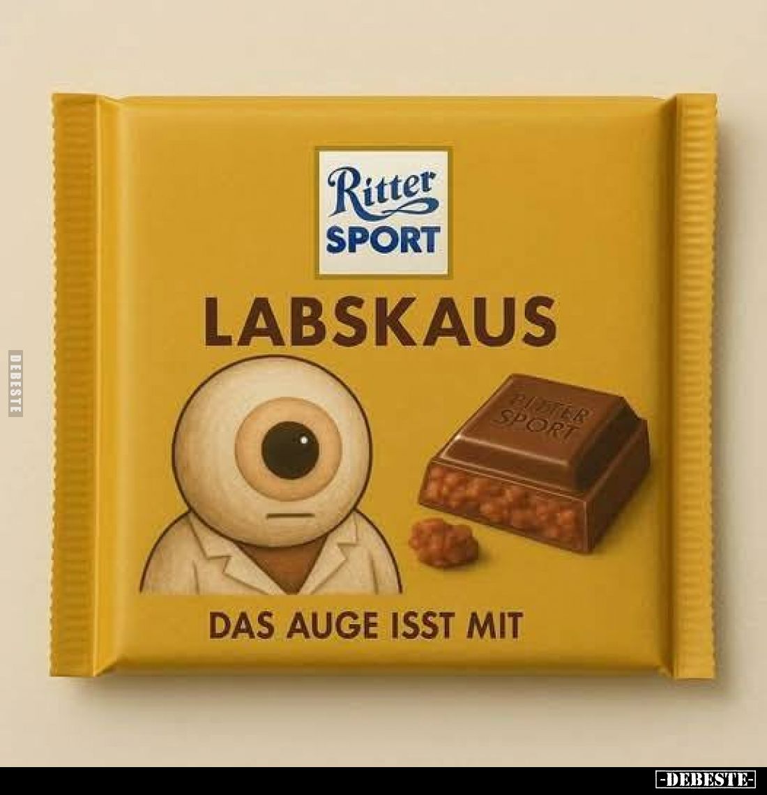 Ritter SPORT
Labskaus
-
Das Auge isst mit