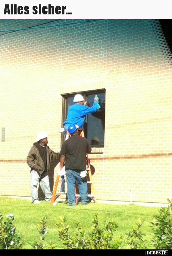Alles sicher...