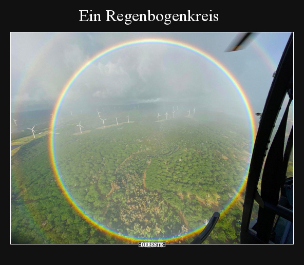 Ein Regenbogenkreis..