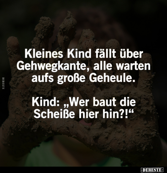 Kleines Kind fällt über Gehwegkante.. - Lustige Bilder | DEBESTE.de