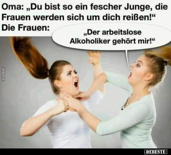 Oma: "Du bist so ein fescher Junge, die Frauen werden sich.." - Lustige Bilder | DEBESTE.de