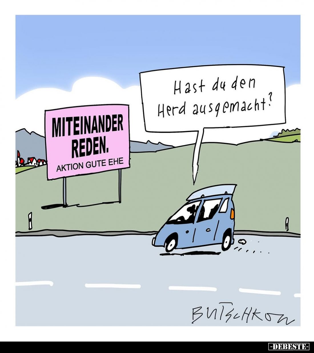 Hast du den Herd ausgemacht?