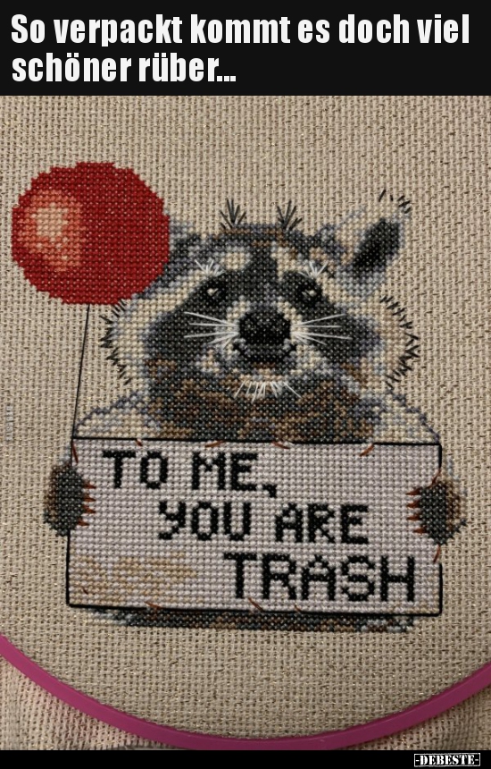 So verpackt kommt es doch viel schöner rüber...