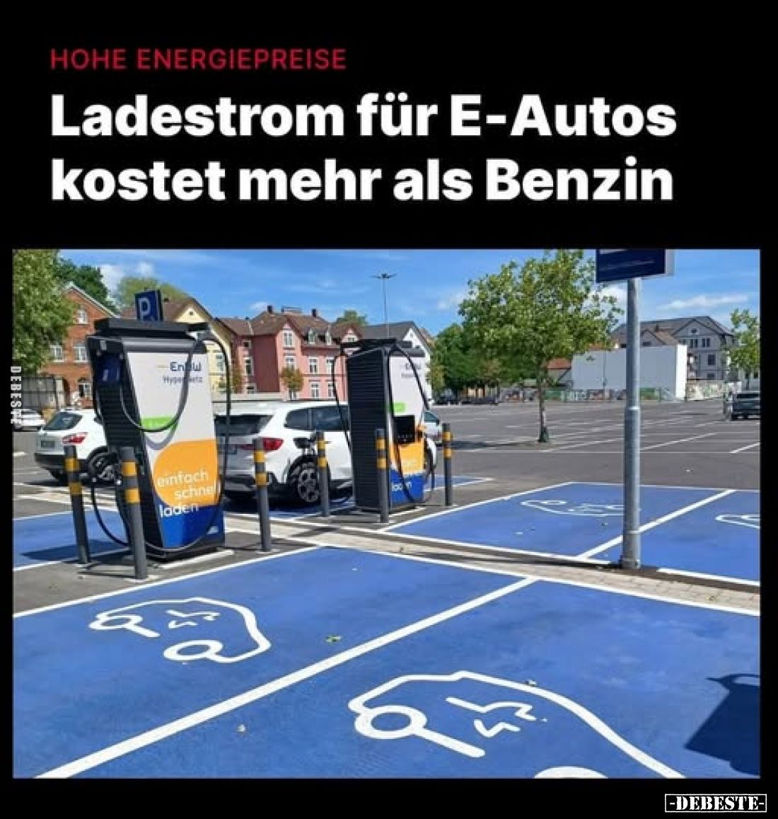 HOHE ENERGIEPREISE
Ladestrom für E-Autos kostet mehr als Benzin