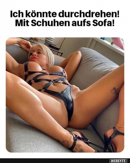 Schuhe auf dem Bett, das geht ja gar nicht!