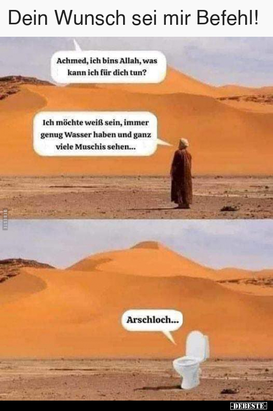 Achmed, ich bins Allah, was kann ich für dich tun?.. - Lustige Bilder | DEBESTE.de