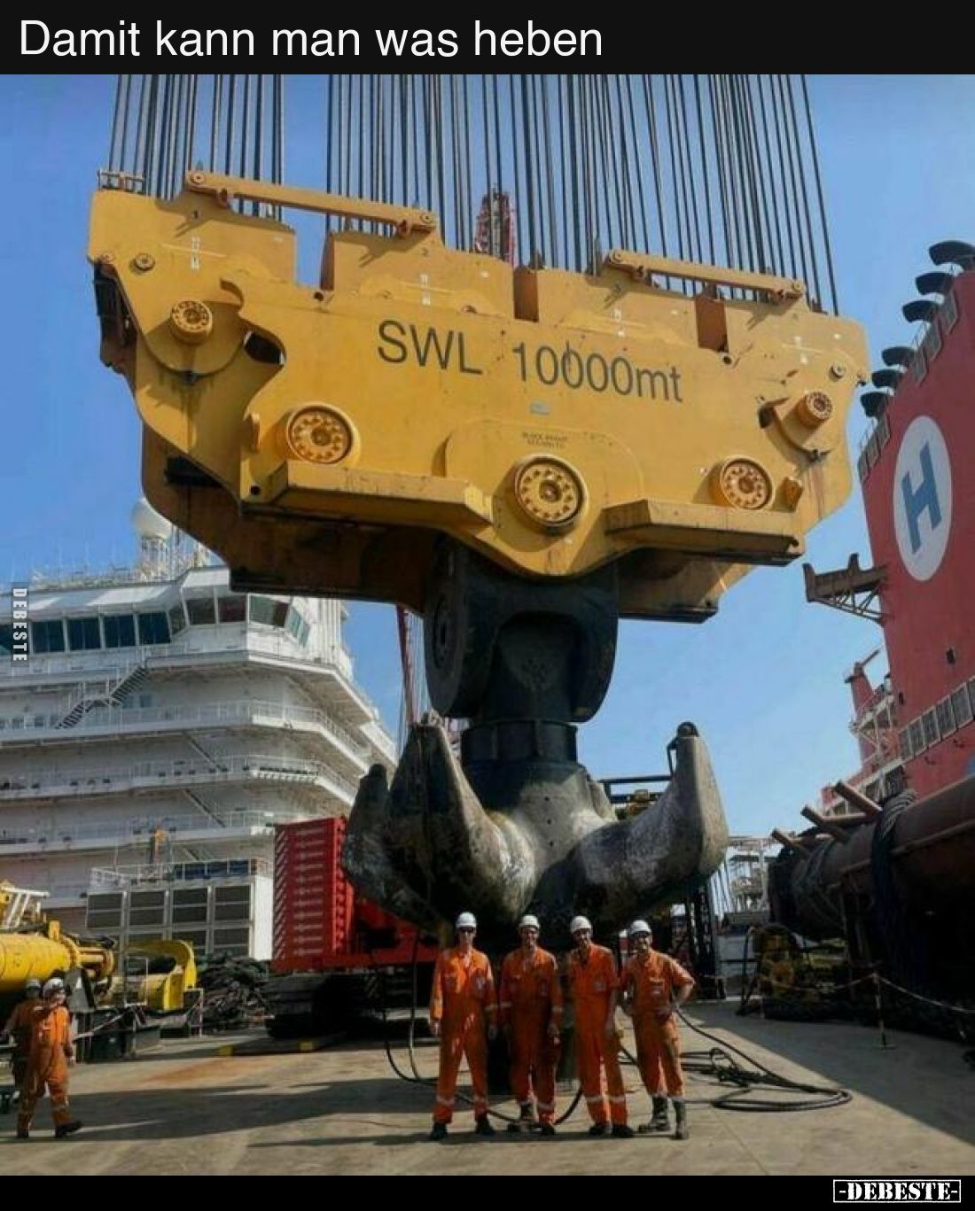 Damit kann man was heben..