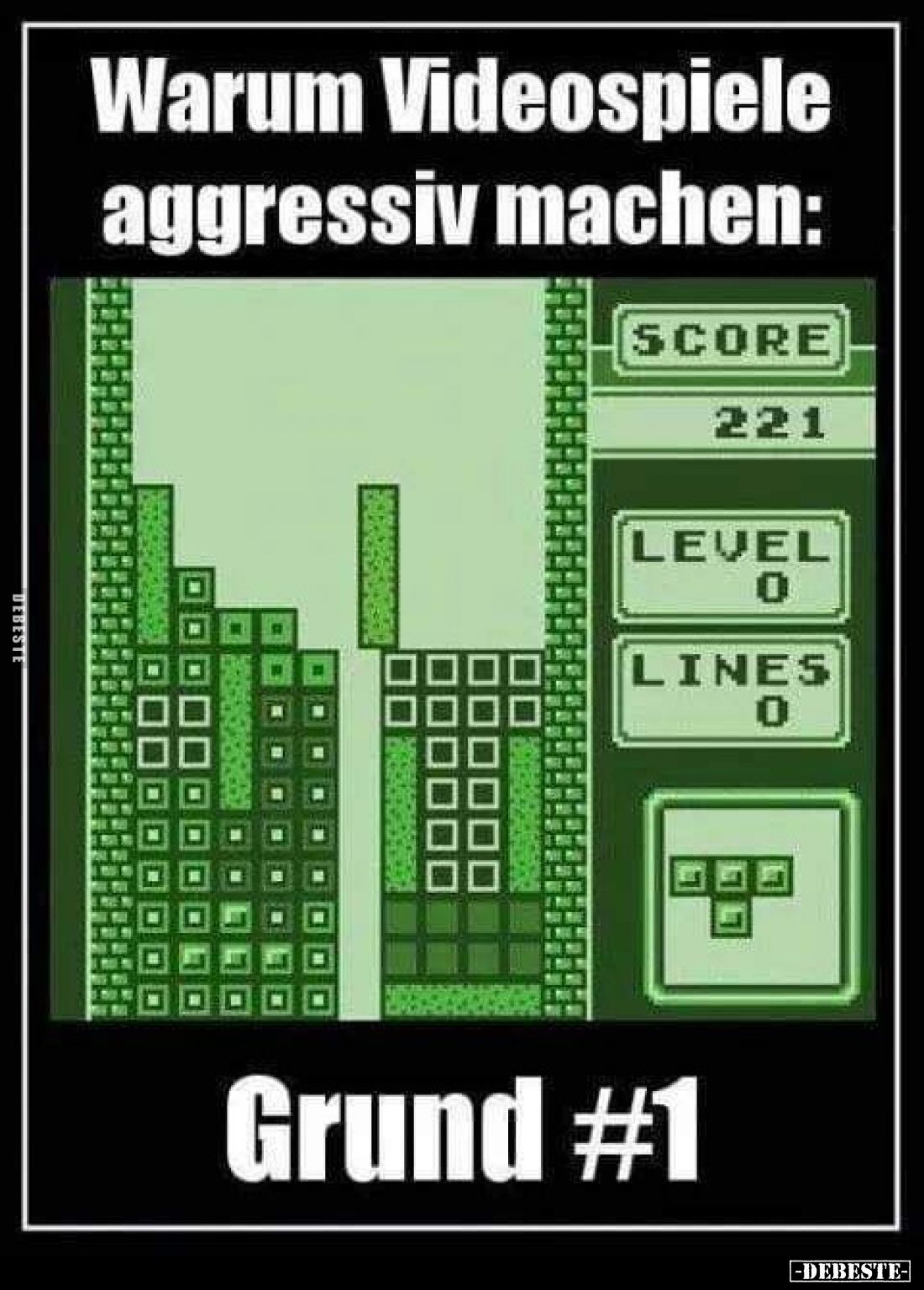 Warum Videospiele aggressiv machen: Grund #1