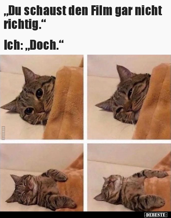 "Du schaust den Film gar nicht richtig.."