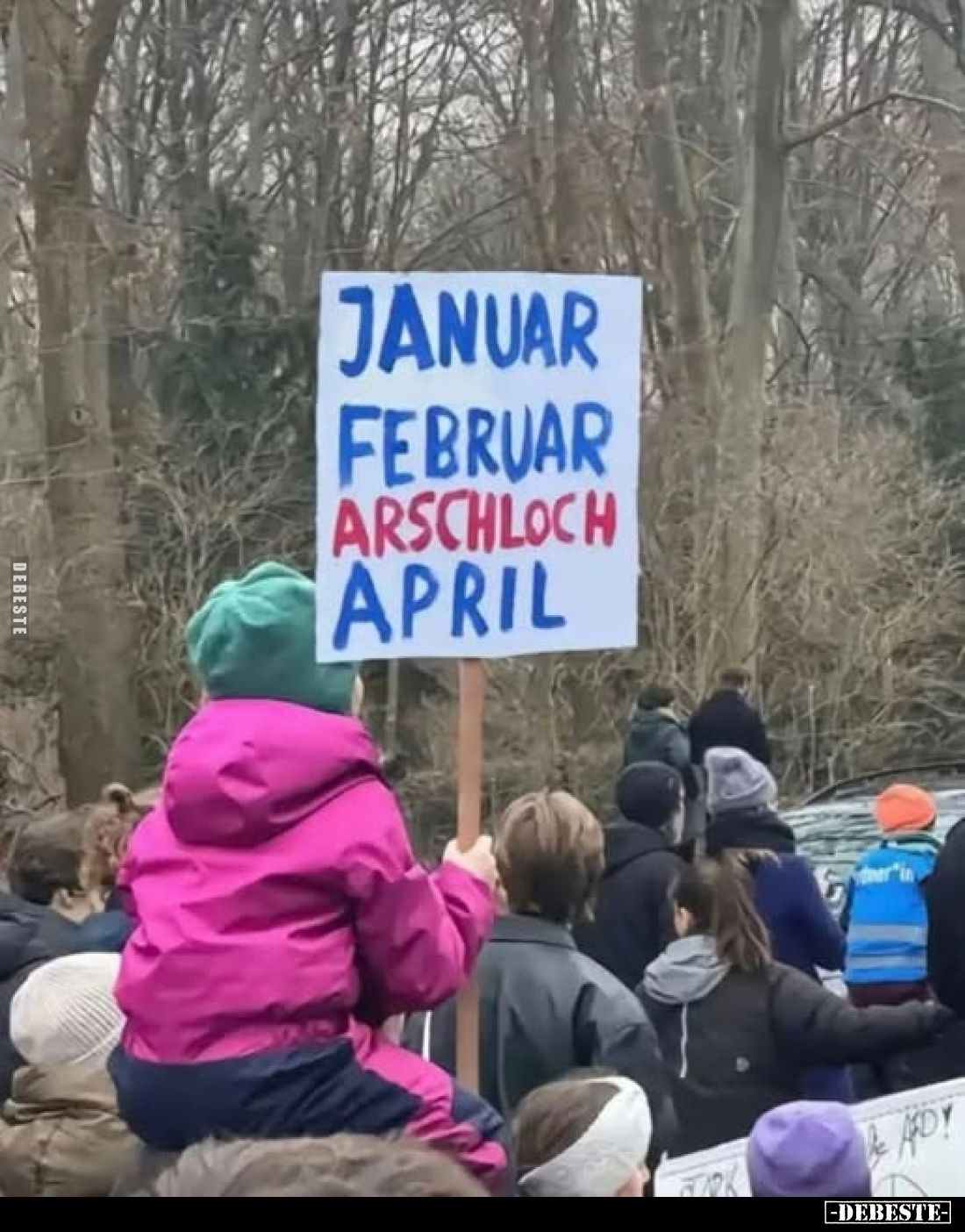 Januar
Februar
Arschloch April