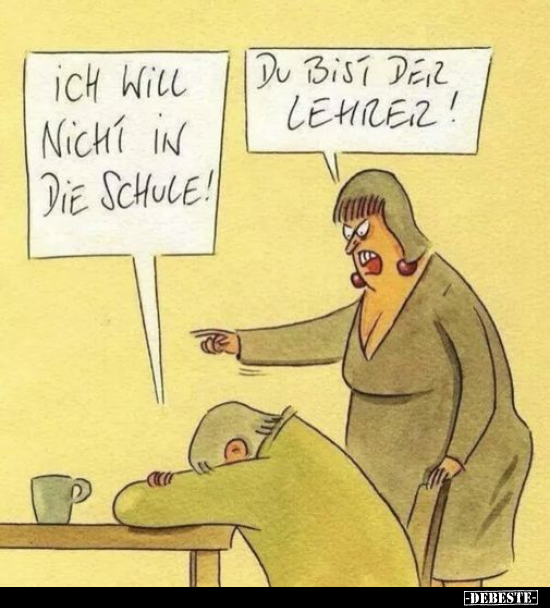 Ich will nicht in die Schule!.. - Lustige Bilder | DEBESTE.de