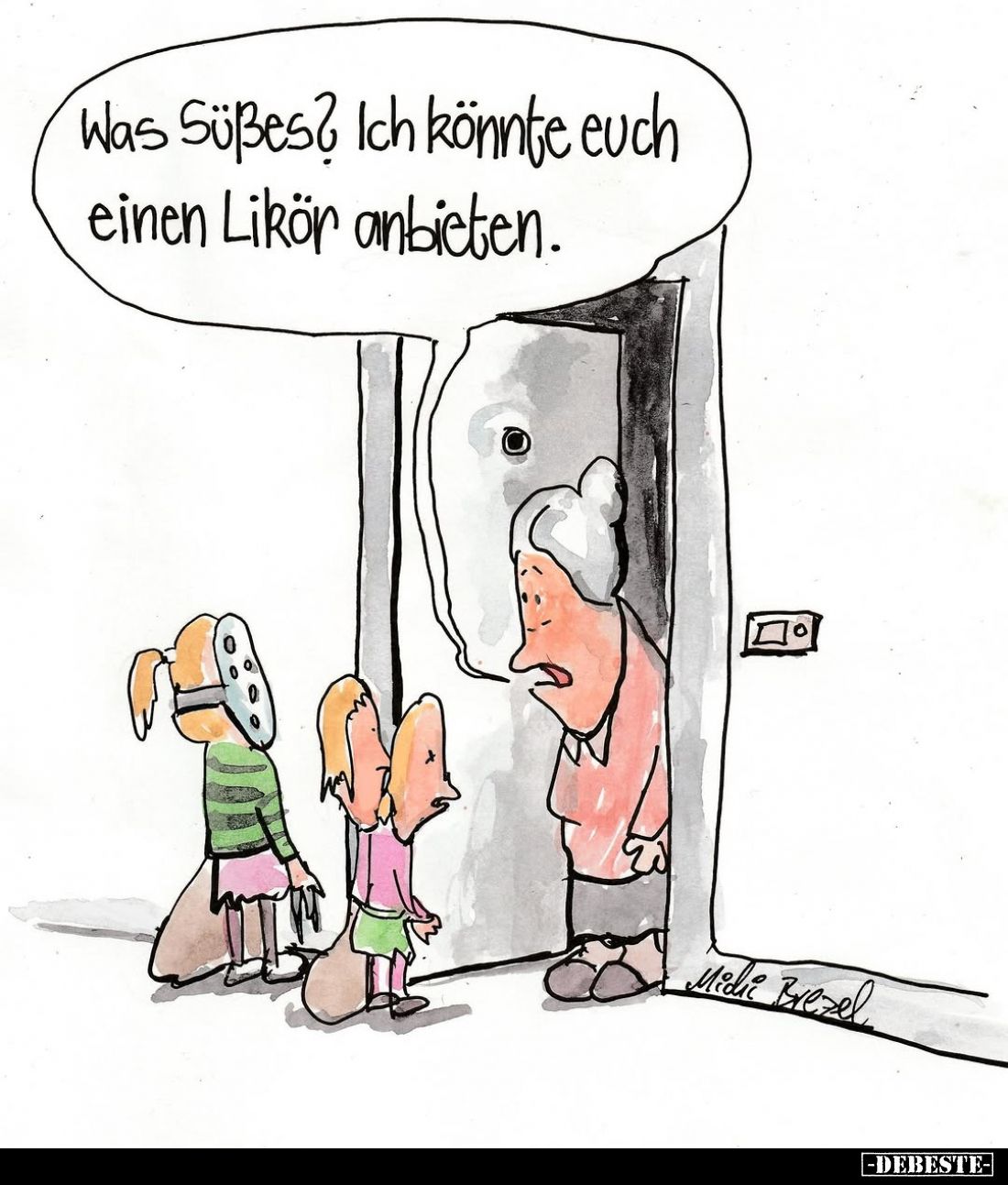 Was Süßes? Ich könnte euch einen Likör anbieten.