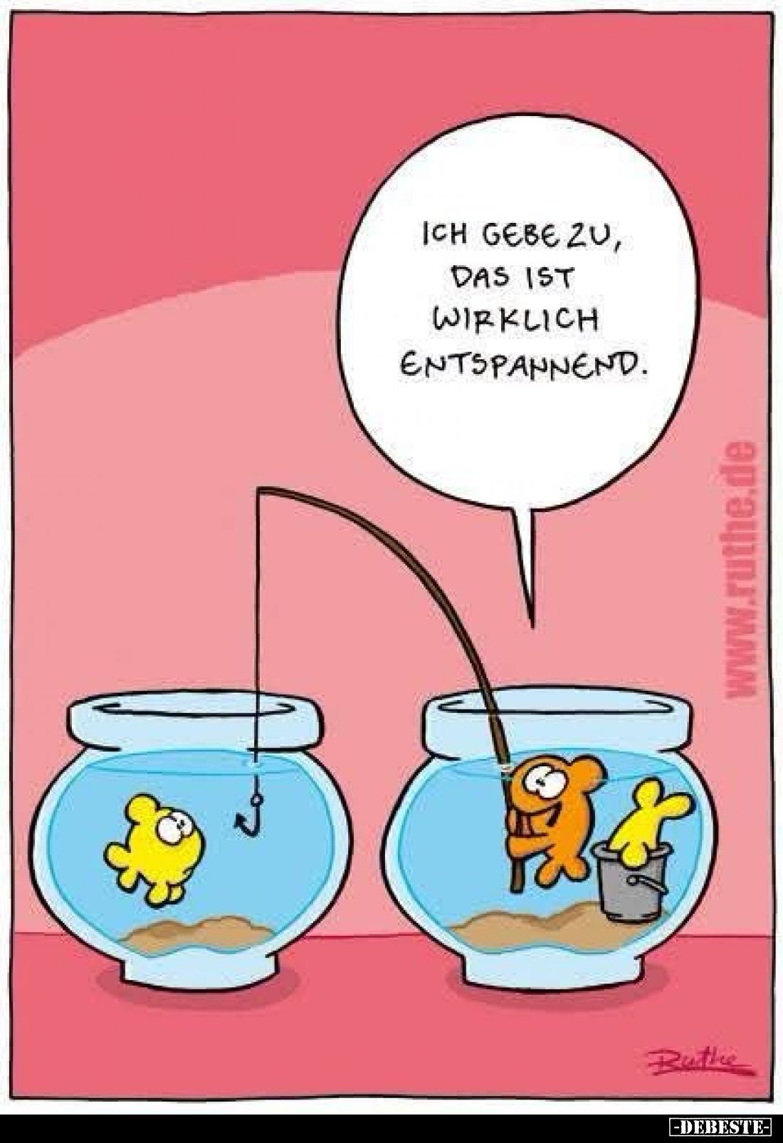 Ich gebe zu, das ist wirklich entspannend.