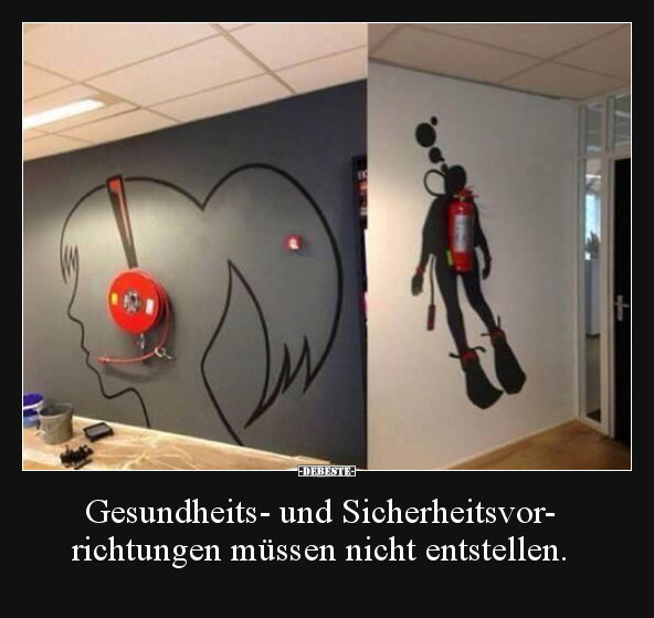Gesundheits- und Sicherheitsvorrichtungen müssen nicht..