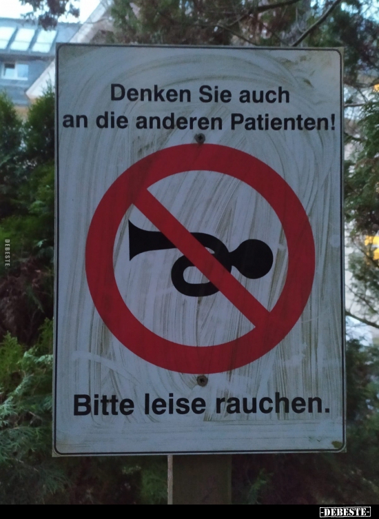 Denken Sie auch an die anderen Patienten! - Lustige Bilder | DEBESTE.de