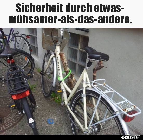 Sicherheit durch etwas-mühsamer-als-das-andere.. - Lustige Bilder | DEBESTE.de