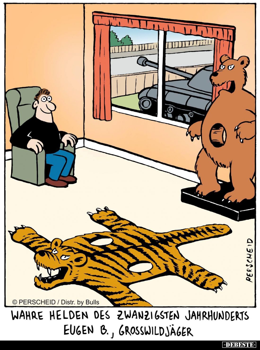 Wahre Helden des zwanzigsten Jahrhunderts Eugen B., Grosswildjäger.