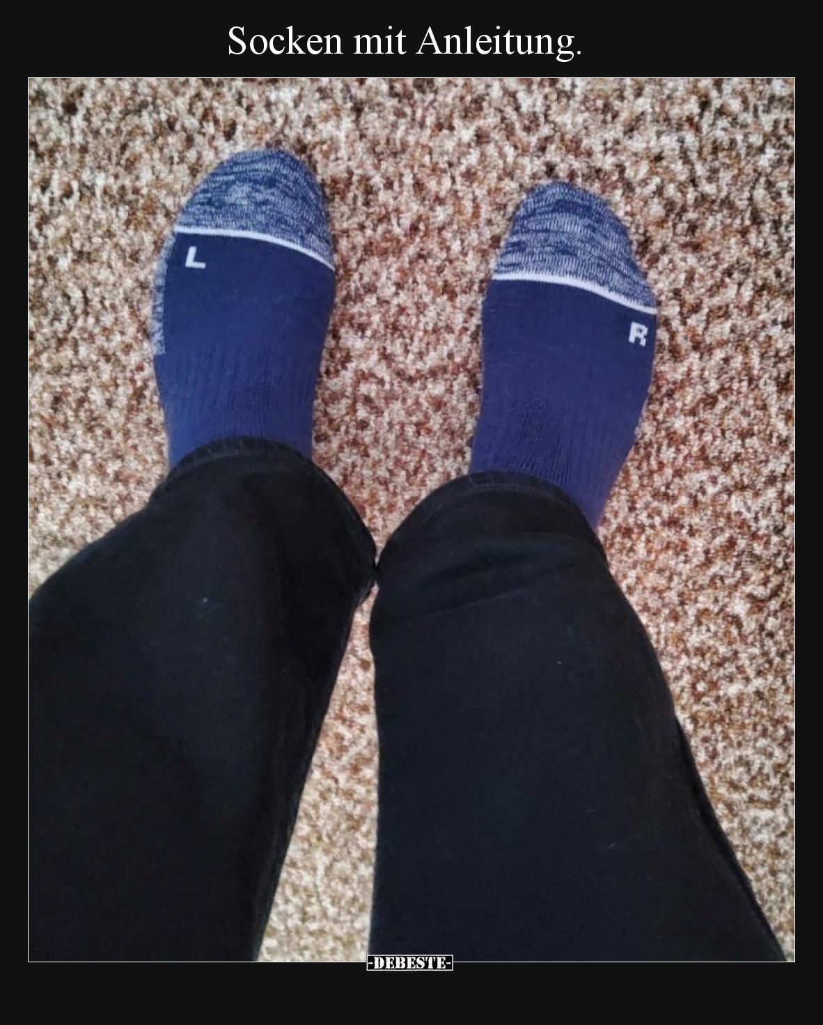 Socken mit Anleitung