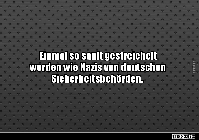 Einmal so sanft gestreichelt werden wie Nazis von.. - Lustige Bilder | DEBESTE.de