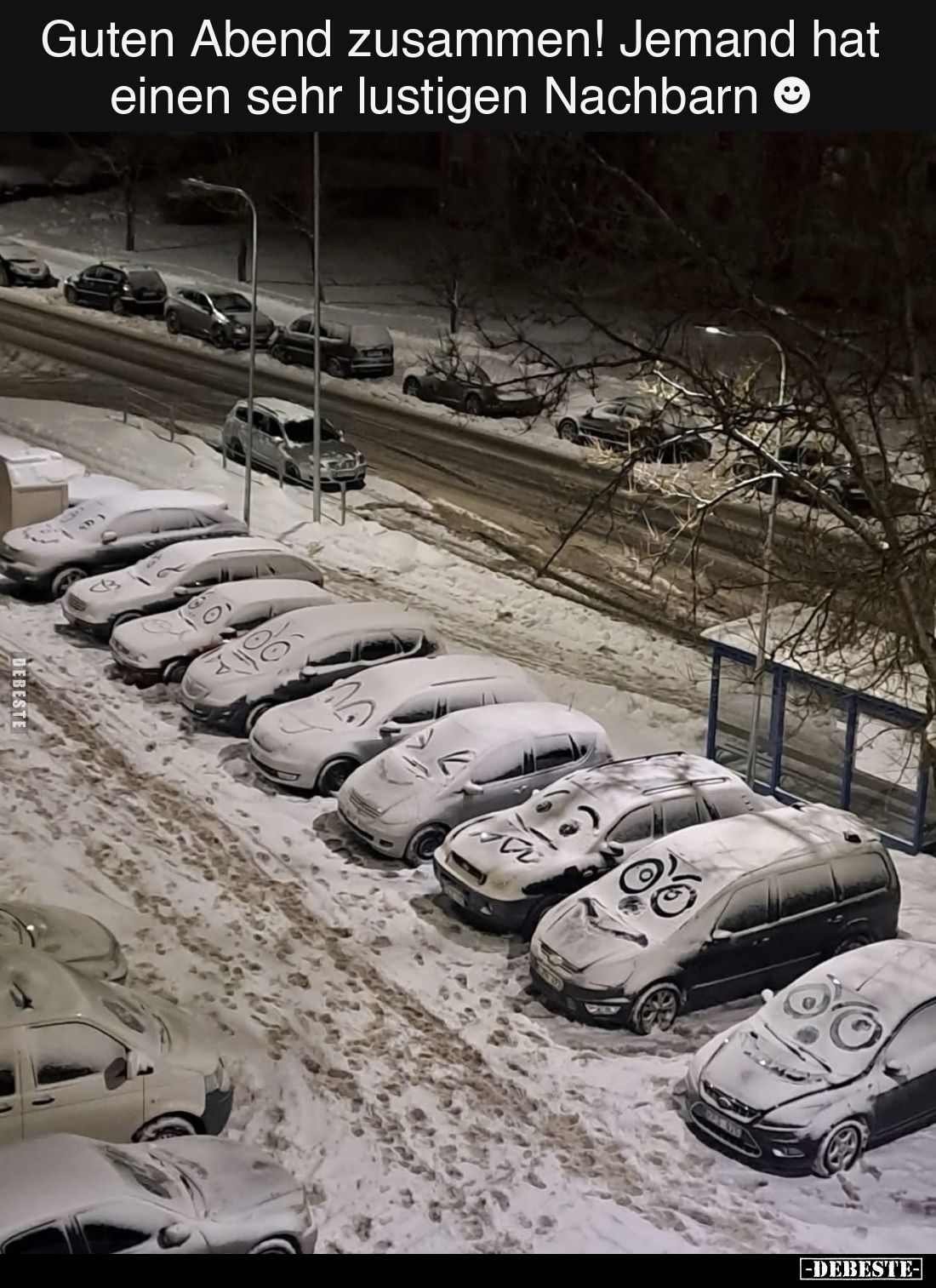 Guten Abend zusammen! Jemand hat einen sehr lustigen Nachbarn ☻
