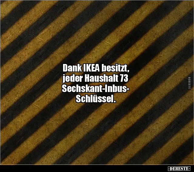 Dank IKEA besitzt, jeder Haushalt 73.. - Lustige Bilder | DEBESTE.de
