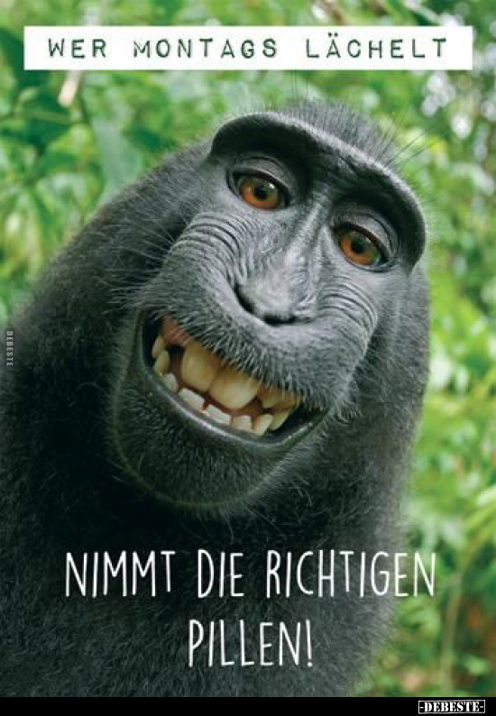 Wer Montags lächelt nimmt die richtigen Pillen!.. - Lustige Bilder | DEBESTE.de