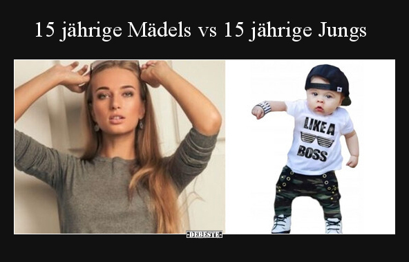 15 jährige Mädels vs 15 jährige Jungs