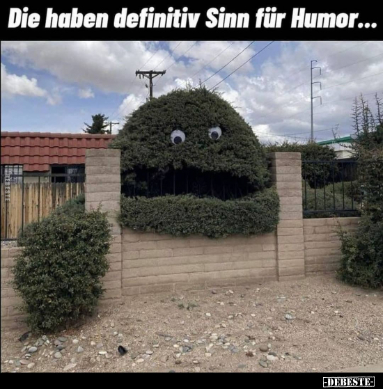 Die haben definitiv Sinn für Humor...
