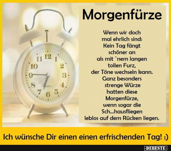 Morgenfürze..