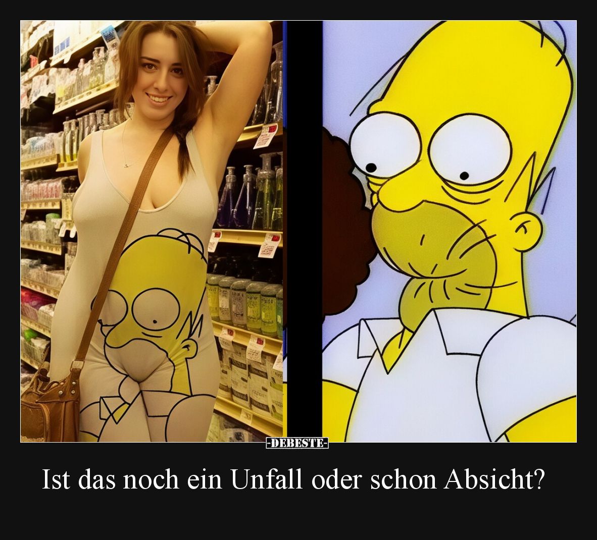 Ist das noch ein Unfall oder schon Absicht?