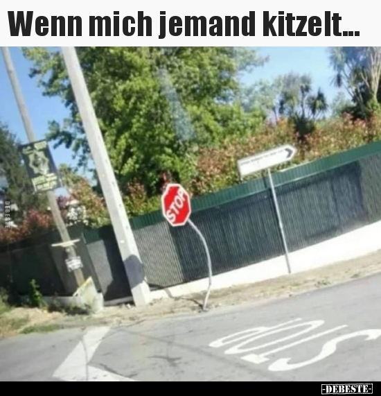 Wenn mich jemand kitzelt...