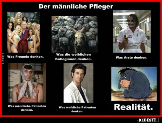 Der männliche Pfleger..