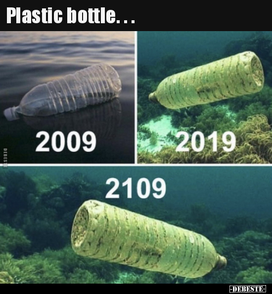 Plastic bottle.